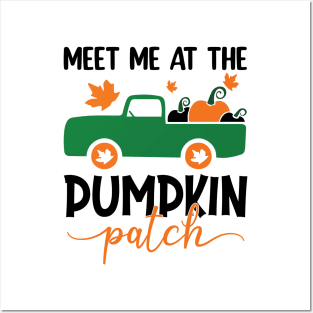 Meet me at the pumpkin patch! Posters and Art